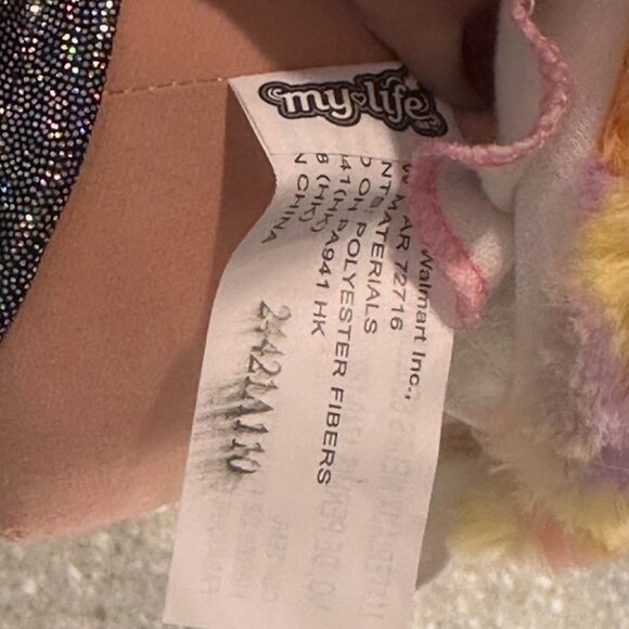 My Life As 18" Doll Girls Rainbow Outfit Glitter Jeans Pink Shoes JoJo Siwa - Picture 5 of 8